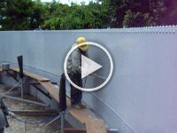 MOVIE OF EXTERNAL RIVETED VERY OLD FLOATING ROOF TANK